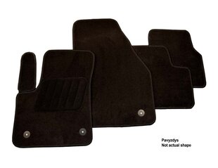 Kilimėliai ARS Peugeot 301 / 2012-> Velour kaina ir informacija | Modeliniai tekstiliniai kilimėliai | pigu.lt