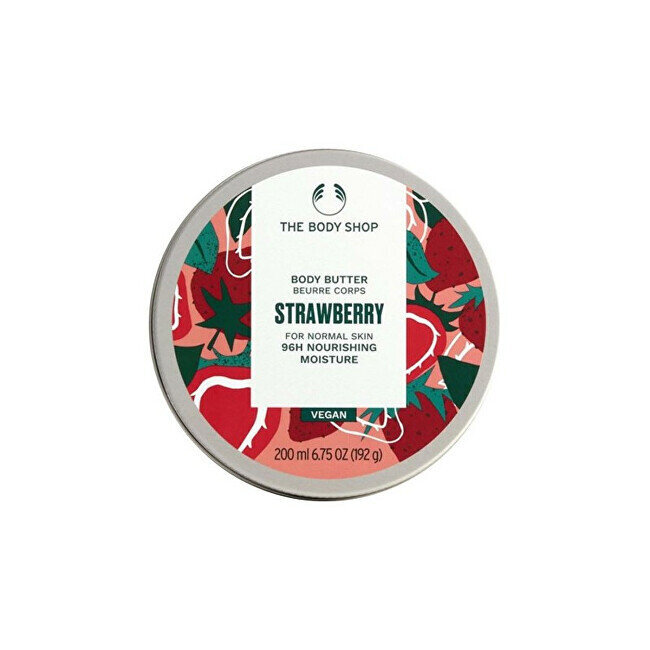 Kūno sviestas normaliai odai The Body Shop Strawberry, 192 ml kaina ir informacija | Kūno kremai, losjonai | pigu.lt