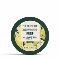 Kūno šveitiklis sausai odai The Body Shop Mango, 50.7 g цена и информация | Скрабы для тела | pigu.lt