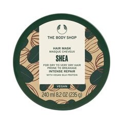 Plaukų kaukė The Body Shop Shea Hair Mask, 240 ml kaina ir informacija | Priemonės plaukų stiprinimui | pigu.lt