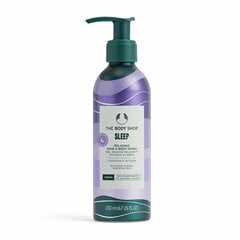 Dušo želė kūnui ir plaukams The Body Shop Sleep Relaxing Lavender & Vetiver, 200 ml цена и информация | Масла, гели для душа | pigu.lt