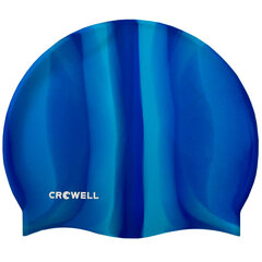 Plaukimo kepuraitė Crowell Multi Flame, mėlyna цена и информация | Шапочки для плавания | pigu.lt