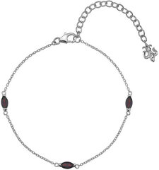 Hot Diamonds Серебряный браслет для малышей, родившихся в январе Anais Garnet AB001 цена и информация | Женский браслет | pigu.lt