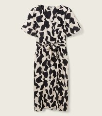 Женское платье Tom Tailor 1037240*32145, натурально-белое/черное цена и информация | Платья | pigu.lt