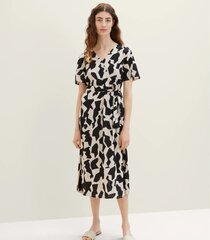 Женское платье Tom Tailor 1037240*32145, натурально-белое/черное цена и информация | Платья | pigu.lt