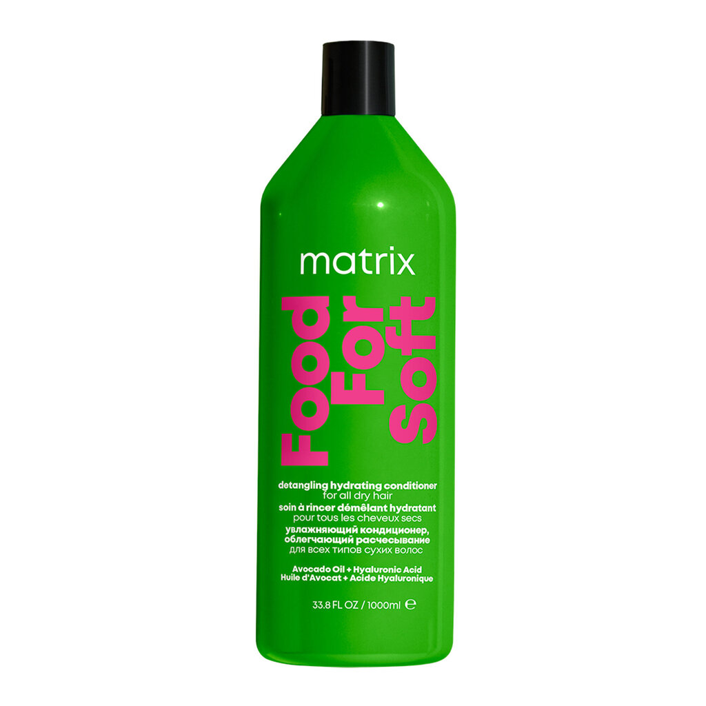 Drėkinamasis plaukų kondicionierius Matrix Food For Soft, 1000 ml цена и информация | Balzamai, kondicionieriai | pigu.lt