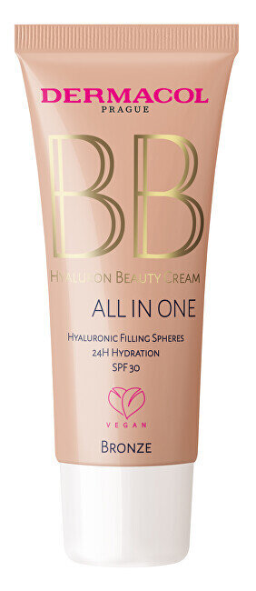 BB kremas Dermacol All In One SPF 30 Sand, 30 ml kaina ir informacija | Makiažo pagrindai, pudros | pigu.lt