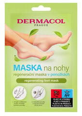 Regeneruojanti pėdų kaukė kojinės Dermacol Regenerating Feet Mask, 2 x 15 ml kaina ir informacija | Kūno kremai, losjonai | pigu.lt