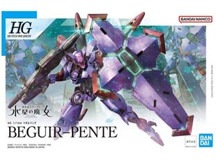 Конструктор Bandai - HG The Witch from Mercury Beguir-Pente, 1/144, 65016 цена и информация | Конструкторы и кубики | pigu.lt