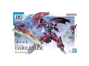 Конструктор Bandai - HG The Witch From Mercury Darilbalde, 1/144, 63355 цена и информация | Конструкторы и кубики | pigu.lt