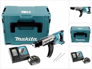 Аккумуляторный шуруповерт Makita DFR 750 RT1J цена и информация | Шуруповерты, дрели | pigu.lt