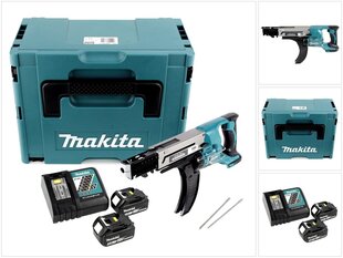 Аккумуляторный шуруповерт Makita DFR 750 RTJ цена и информация | Шуруповерты, дрели | pigu.lt