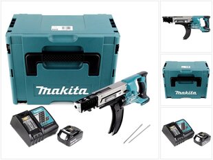 Аккумуляторная дрель Makita DFR 750 RG1J цена и информация | Шуруповерты, дрели | pigu.lt