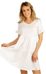 Suknelė moterims 5D029, balta kaina ir informacija | Suknelės | pigu.lt