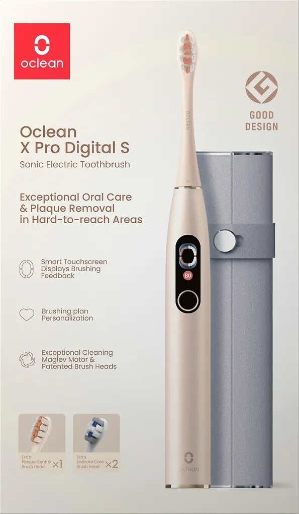 Oclean X Pro Digital цена и информация | Elektriniai dantų šepetėliai | pigu.lt