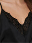 Marškinėliai moterims 15287104, juodi цена и информация | Apatiniai marškinėliai moterims | pigu.lt