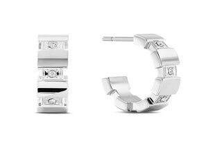 Tommy Hilfiger Красивые стальные кольца с кристаллами 2780777 sTH1327 цена и информация | Серьги | pigu.lt