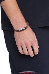 Tommy Hilfiger Стильный двойной кожаный браслет 2790468 sTH1331 цена и информация | Мужские украшения | pigu.lt