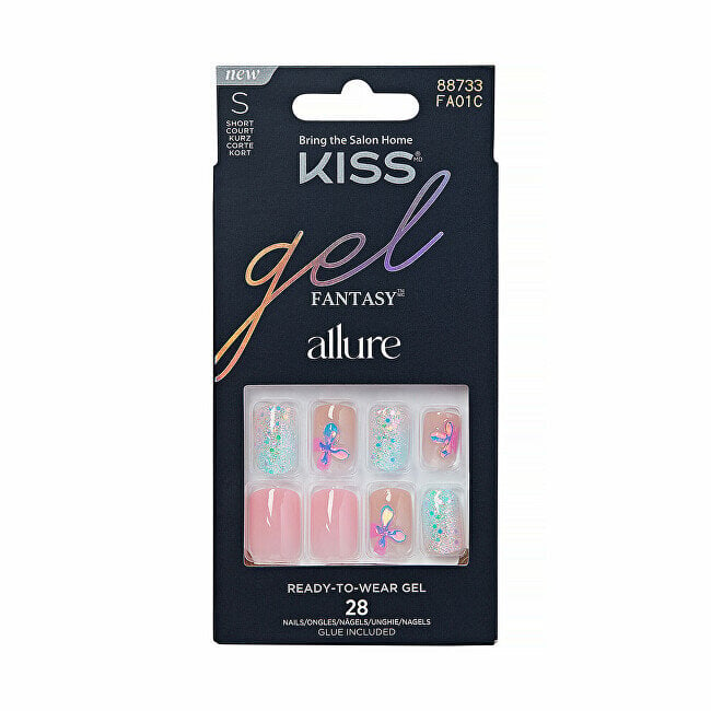 Priklijuojami nagai Kiss Gel Fantasy Allure Variacija, 28 vnt. цена и информация | Manikiūro, pedikiūro priemonės | pigu.lt