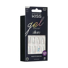 Priklijuojami nagai Kiss Gel Fantasy Allure How Dazzling, 28 vnt. цена и информация | Книпсер для ногтей NGHIA EXPORT NC-03  | pigu.lt