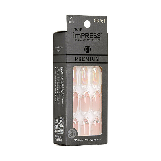 Priklijuojami nagai ImPress Premium All My Love, 30 vnt. цена и информация | Manikiūro, pedikiūro priemonės | pigu.lt