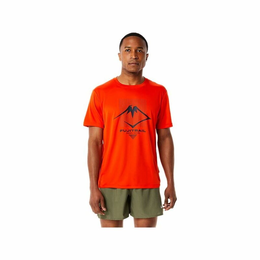 Sportiniai marškinėliai vyrams Asics, oranžiniai kaina ir informacija | Sportinė apranga vyrams | pigu.lt
