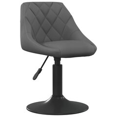 4-ių dalių pasukamų valgomojo kėdžių komplektas vidaXL, juodos kaina ir informacija | Virtuvės ir valgomojo kėdės | pigu.lt