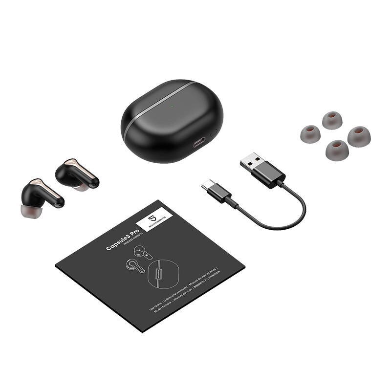 Soundpeats Capsule 3 Pro Black kaina ir informacija | Ausinės | pigu.lt