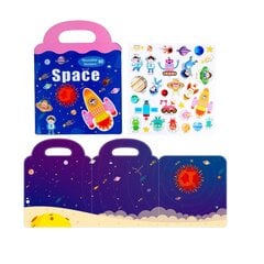 Магнитные наклейки для детей, Space stickers цена и информация | Развивающие игрушки | pigu.lt