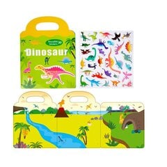 Магнитные наклейки для детей, Dinosaur stickers цена и информация | Развивающие игрушки | pigu.lt