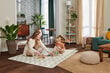 Dvipusis žaidimų kilimėlis Kinderkraft Matty 2 цена и информация | Lavinimo kilimėliai | pigu.lt