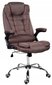 Biuro kėdė Giosedio FBJ003, ruda kaina ir informacija | Biuro kėdės | pigu.lt