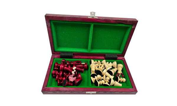 Royal raudoni šachmatai, 28 x 28 cm kaina ir informacija | Stalo žaidimai, galvosūkiai | pigu.lt