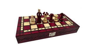 Royal красные шахматы, 28 х 28 см цена и информация | Настольные игры, головоломки | pigu.lt