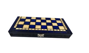 Royal mėlyni šachmatai, 28 x 28 cm kaina ir informacija | Stalo žaidimai, galvosūkiai | pigu.lt