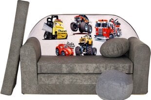 Vaikiška sofa, Welox, pilka kaina ir informacija | Vaikiški sėdmaišiai, foteliai, pufai | pigu.lt