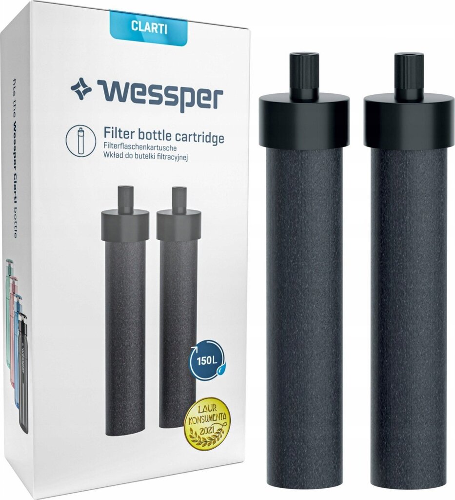 Wessper Activemax Clarti, 2 vnt. kaina ir informacija | Vandens filtrai | pigu.lt