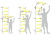 Gimnastikos sienelė Sanro Next-1, 227x49cm, balta/geltona kaina ir informacija | Gimnastikos sienelės | pigu.lt