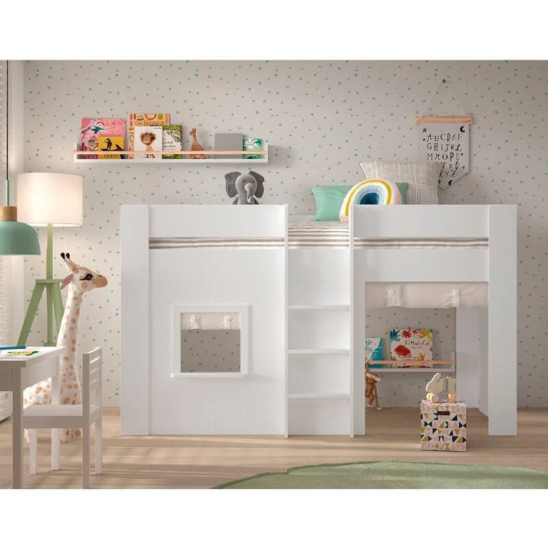 Vaikiška lova Aatrium Reno REHS9514 90x200 cm, balta kaina ir informacija | Vaikiškos lovos | pigu.lt