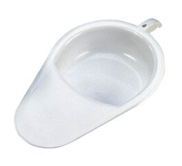 Puodukas Denox, 51x30x10 cm, baltas цена и информация | Набор акскссуаров для ванной | pigu.lt