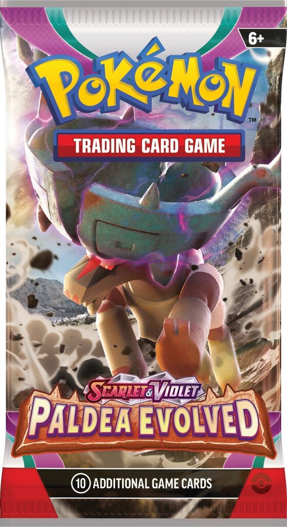 Kortelės Pokemon TCG Scarlet & Violet 2 Paldea Evolved Booster, EN kaina ir informacija | Stalo žaidimai, galvosūkiai | pigu.lt