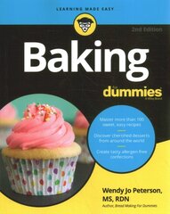 Baking For Dummies 2nd edition kaina ir informacija | Receptų knygos | pigu.lt