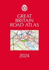 Great Britain Road Atlas 2024 2024 37th New edition kaina ir informacija | Kelionių vadovai, aprašymai | pigu.lt