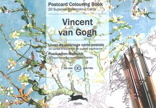 Van Gogh: Postcard Colouring Book цена и информация | Книги о питании и здоровом образе жизни | pigu.lt