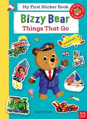 Bizzy Bear: My First Sticker Book Things That Go цена и информация | Книги для самых маленьких | pigu.lt
