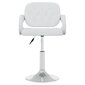 6-ių kėdžių komplektas vidaXL baltos kaina ir informacija | Virtuvės ir valgomojo kėdės | pigu.lt
