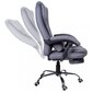 Biuro kėdė Giosedio FBR011, pilka, su kojų atrama kaina ir informacija | Biuro kėdės | pigu.lt