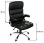 Biuro kėdė Giosedio BSD001, raudona kaina ir informacija | Biuro kėdės | pigu.lt
