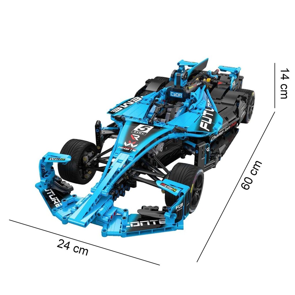 Konstruktorius Cada automobilis Formula E C64004W, 1667 d. kaina ir informacija | Konstruktoriai ir kaladėlės | pigu.lt