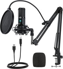 USB mikrofono rinkinys, „Maono Au-PM421“ Gaukite valdiklio kompiuterio mikrofoną su „Mute Switch“ ir 192 kHz/24bit, profesionalus inkstų kondensatoriaus mikrofonas, skirtas podcast'ui, radijui, įrašymui, žaidimams, „YouTube“, srautiniam perdavimui kaina ir informacija | Mikrofonai | pigu.lt